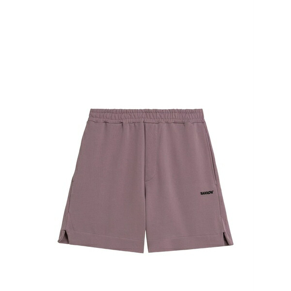 バロウ メンズ カジュアルパンツ ボトムス Side-slit shorts Purple