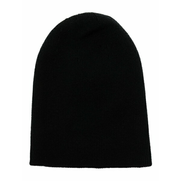 ボリス ビジャン サベリ メンズ 鳥打ち帽 付属物 Ribbed cotton beanie Black