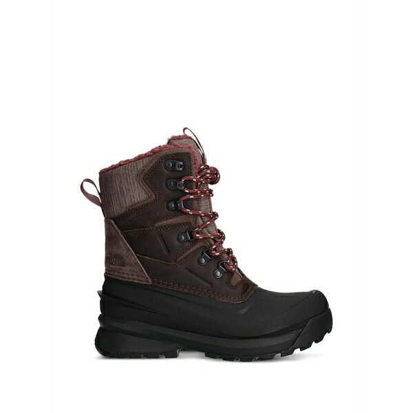 北の方人間の顔 レディース ブーツ シューズ Laced waterproof boots Brown