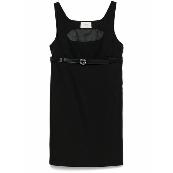 コペルニ レディース 衣装 トップス Belted tailored mini dress Black