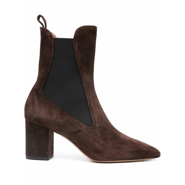 光の都市一つ星の州 レディース ブーツ シューズ 70粍 anja chelsea boots Brown