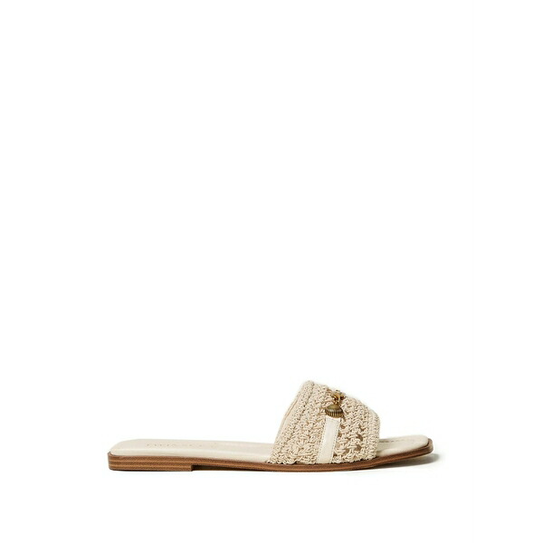 ツインセット レディース サンダル シューズ Crochet appliqu??-details sandals Neutrals|asty