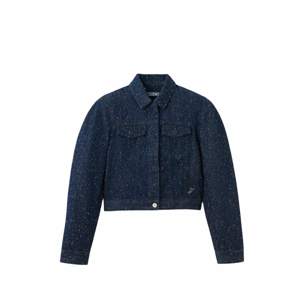 ジャクエムス レディース 上衣＆上衣 アウター The ovalo de-n??mes denim jacket Blue