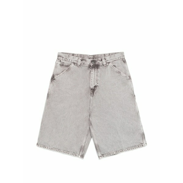 鉄道車両ハート型 メンズ 心地よいズボン下 ボトムス Og denim shorts Grey