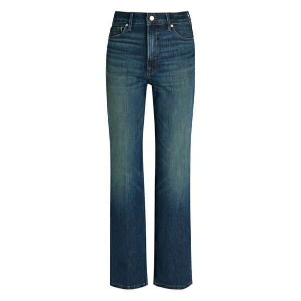 好ましいアメリカン レディース ジーンズズボン下 ボトムス Faded-finish jeans Blue
