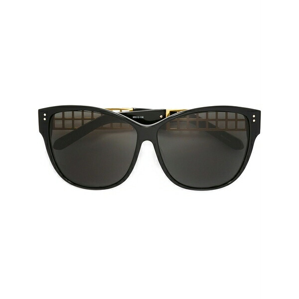 リンダ ファロー レディース 黒眼鏡＆アイウェア 付属物 \u0027411\u0027 sunglasses Black