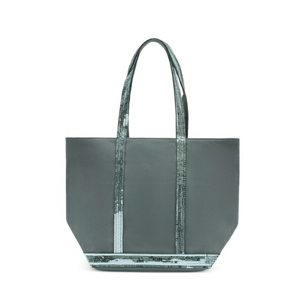 ヴァネッサ ブリューノ レディース トートバッグ バッグ Cabas cotton shopper bag Green|asty
