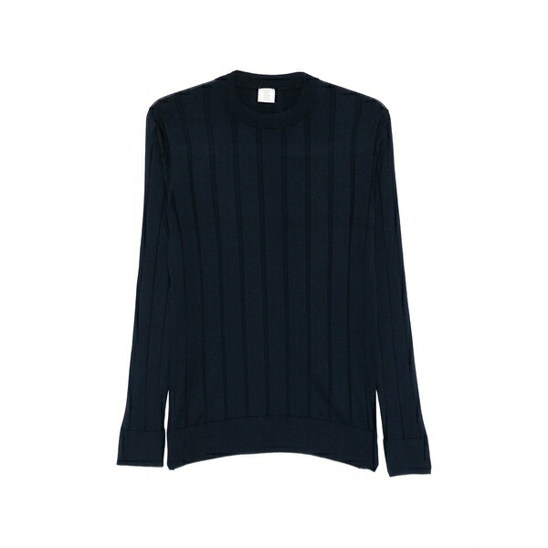 イレブンティ メンズ 編み物\u0026プルオーバー アウター Crew-neck sweater Blue トップス-メンズファッション
