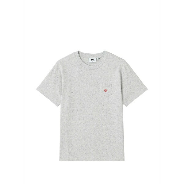 チョコレート レディース Tシャツ トップス Logo-patch t-shirt Grey|asty