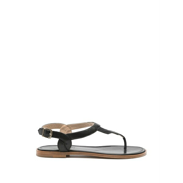 フラテッリ ロセッティ レディース サンダル シューズ Buckle-strap flat sandals Black｜asty