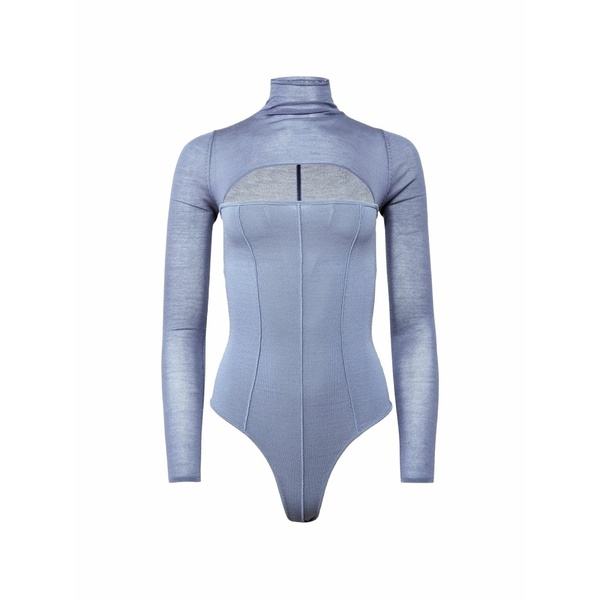 フレーデュマール レディース Tシャツ トップス Kate cut-out bodysuit Blue|asty