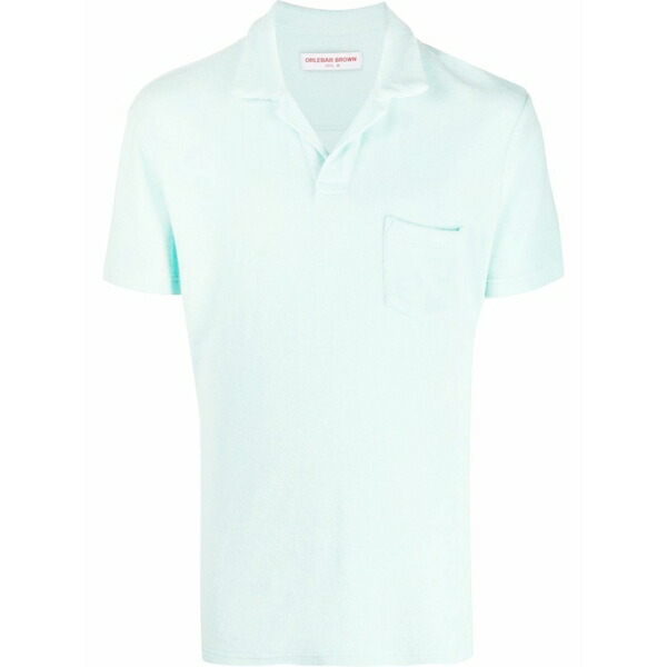 オール赤ちょうちん 赤銅色 メンズ スポーツシャツ トップス Terry short-sleeve polo shirt  Blue