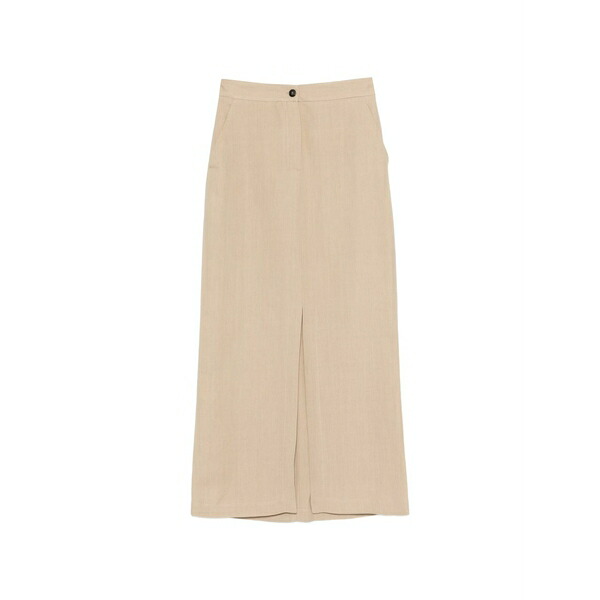 アントネリ レディース スカート ボトムス Jamie button slit skirt Neutrals｜asty