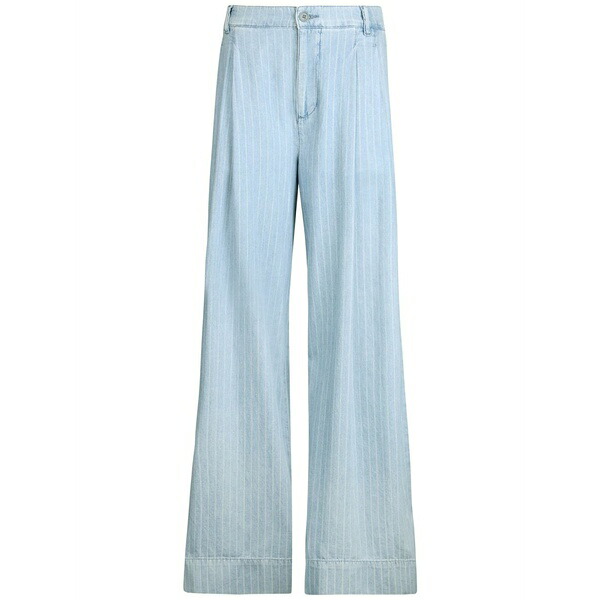 リュージョー レディース デニムパンツ ボトムス Pinstriped jeans Blue｜asty