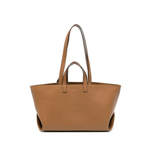 アーペーセー レディース トートバッグ バッグ Le drummer leather tote bag Neutrals