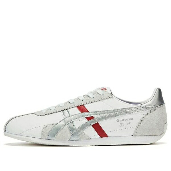 Onitsuka Tiger オニツカタイガー メンズ スニーカー 【Onitsuka Tiger Runspark 'White Silver Red' 1183B480-101】 サイズ US_10(28.0cm)｜asty