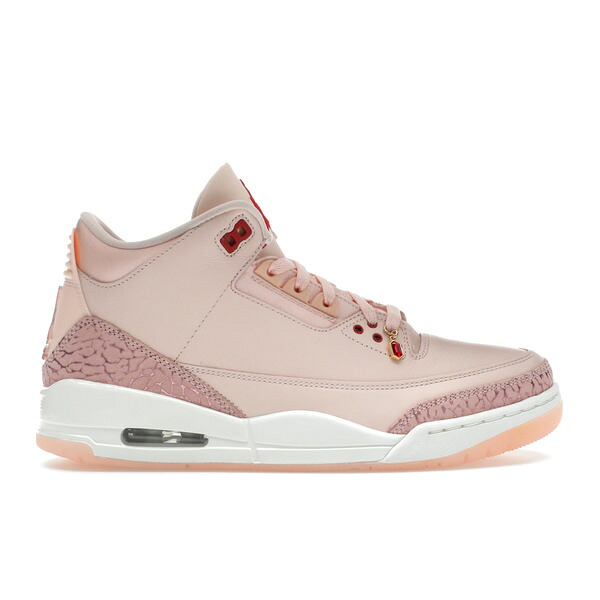 Jordan ジョーダン レディース スニーカー 【Jordan 3 Retro Valentine's Day Treat Yourself (2025) (Women's)】 サイズ US_9.5(26.5cm) Washed Coral/Gym Red/Sail｜asty