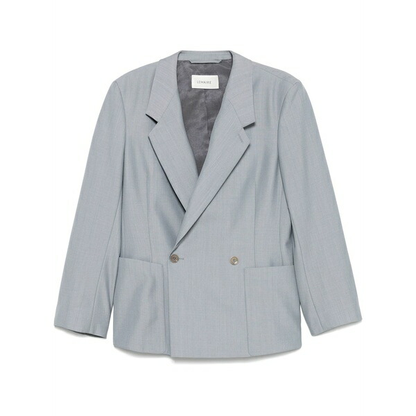 ルメール レディース 上衣＆上衣 アウター Double-breasted blazer Grey