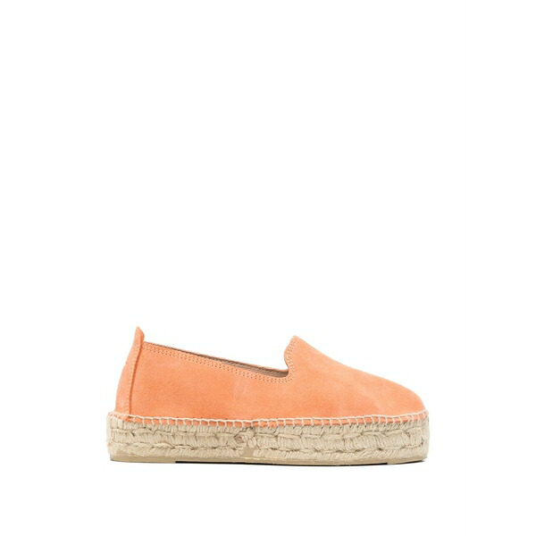 マネビ レディース スニーカー シューズ Sunset orange espadrilles Orange