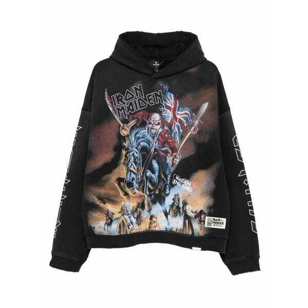 リプレゼント メンズ パーカー・スウェットシャツ アウター X iron maiden steed hoodie Black