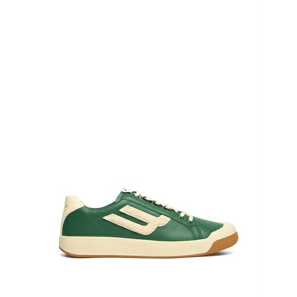 バリー メンズ スニーカー シューズ Tennis collection lace-up leather sneakers Green