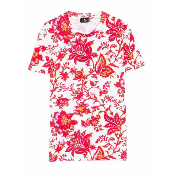 エトロ レディース プルオーバー トップス Floral-print t-shirt White