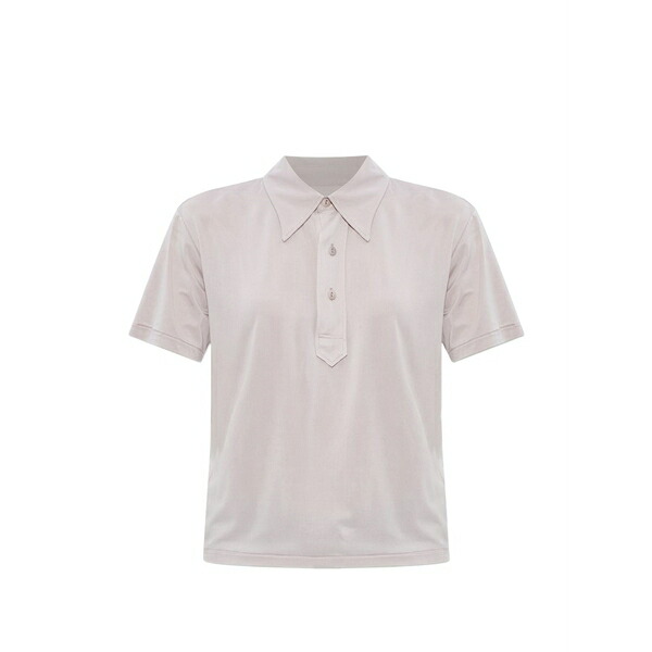 マルタンマルジェラ レディース スポーツシャツ トップス Buttoned polo top Grey