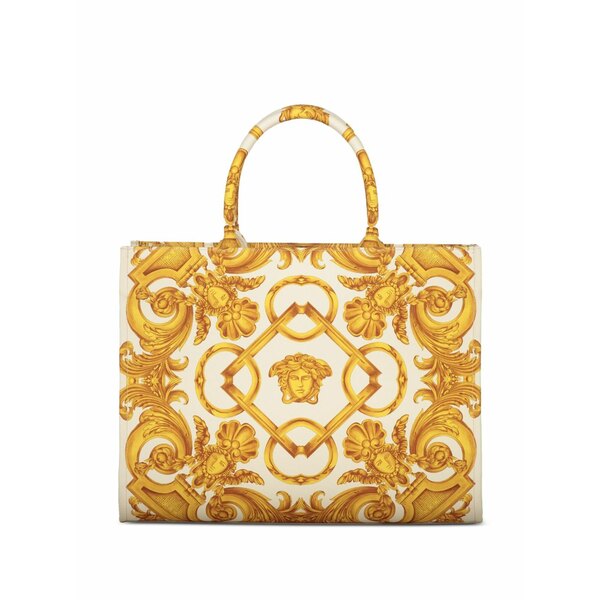 ヴェルサーチ レディース トートバッグ バッグ Medusa barocco tote bag Neutrals