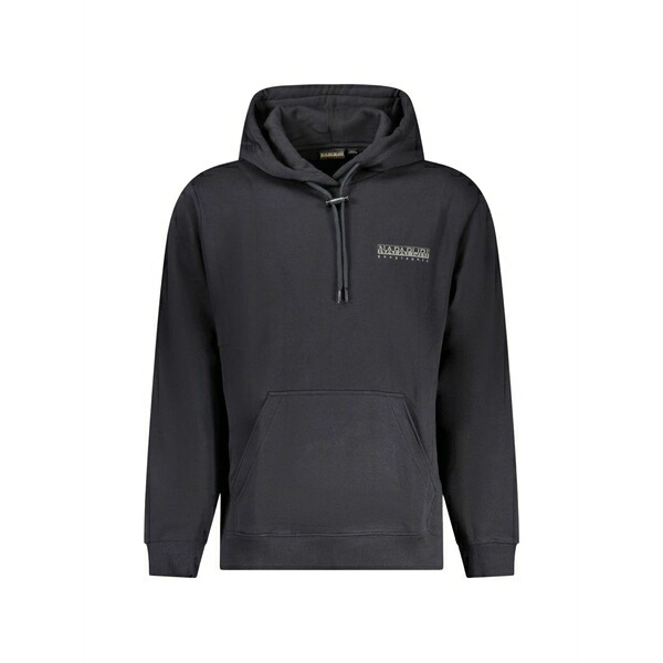 ナパピリ メンズ パーカー・スウェットシャツ アウター Albula logo-print hoodie Black