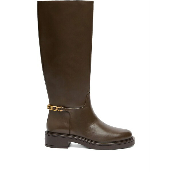 スチュアート ワイツマン レディース ブーツ シューズ 20粍 soluxe celia chain boots Brown