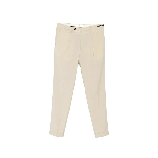 マイケル 電話を掛ける メンズ 心地好いズボン下 ボトムス Mc frederick pleated turn-up trousers Neutrals