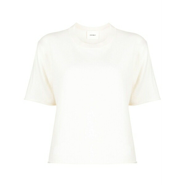 リサ・ヤン レディース 編み物\u0026プルオーバー アウター Cashmere-knit cardigan White