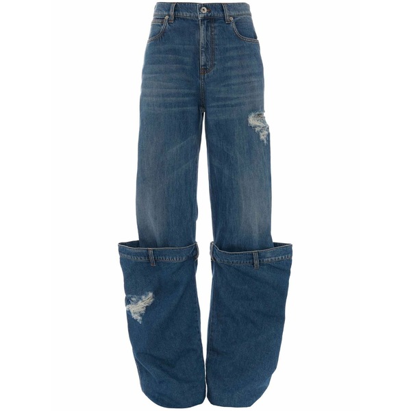 J.W.アンダーソン メンズ ジーンズズボン下 ボトムス Straight-leg bucket jeans Blue