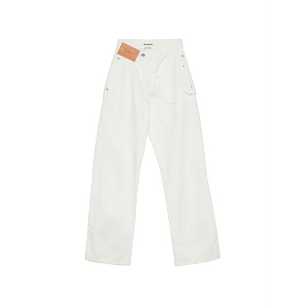 J.W.アンダーソン レディース デニムパンツ ボトムス Pocket jeans White|asty