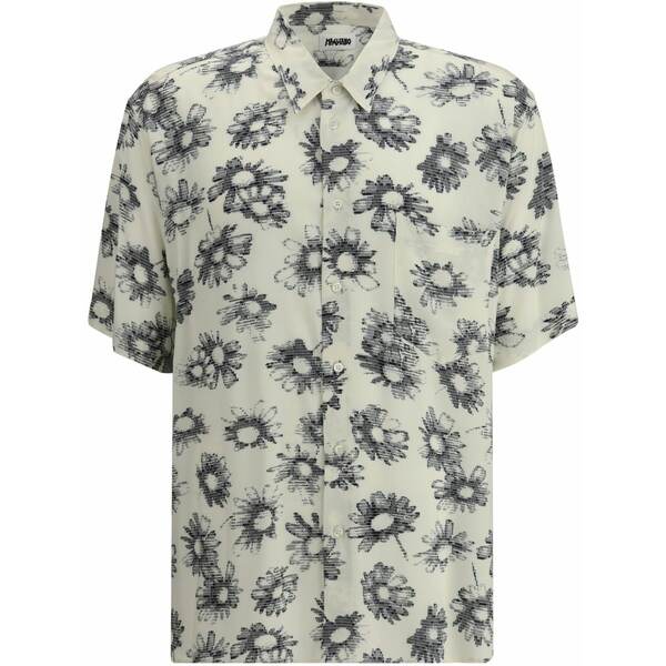 マリアーノ メンズ シャツ トップス Matrix shirt White｜asty