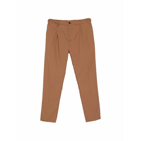 アントレ 意中の女 メンズ 心地好いズボン下 ボトムス Reno slim-fit trousers Brown