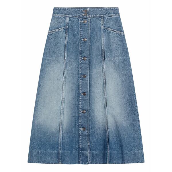 ヴァレンティノ ガラヴァーニ レディース スコート ボトムス Cotton MIDI skirt  Blue