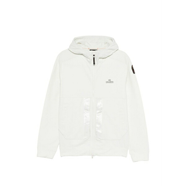パラジャンパーズ メンズ パーカー・スウェットシャツ アウター Hooded zip jacket White｜asty