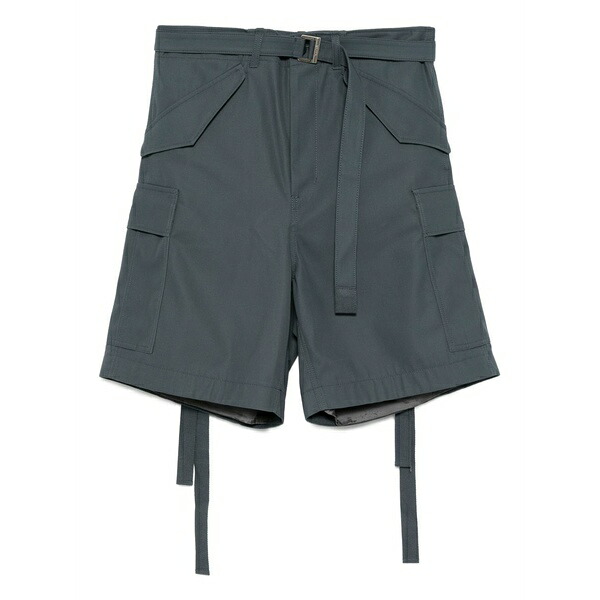 サカイ メンズ カジュアルパンツ ボトムス Cotton twill shorts Blue