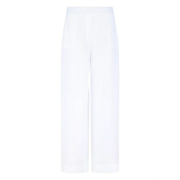 グランサッソ レディース 心地好いズボン下 ボトムス Straight-leg trousers White