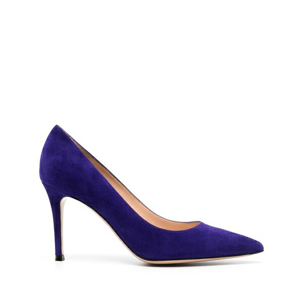 ジャンヴィト ロッシ レディース パンプス シューズ Gianvito suede pumps Purple