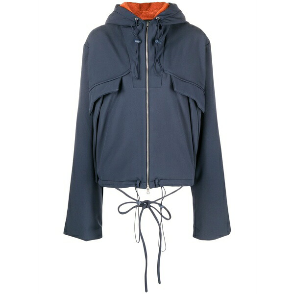 オットリンガー レディース 上衣＆上衣 アウター Faux-fur lining hooded jacket  Blue