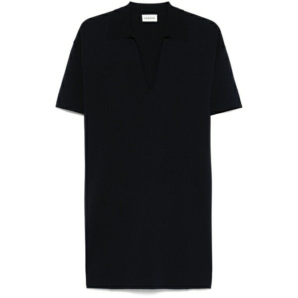 パロッシュ レディース ワンピース トップス Roma mini t-shirt dress Blue|asty