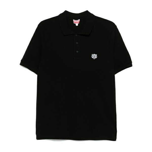ケンゾー メンズ スポーツシャツ トップス Happy tiger polo shirt Black