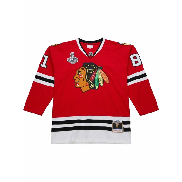 ミッチェル\u0026ネス メンズ プルオーバー トップス Nhl \"blackhawks 2014 marian hossa\"" jersey Red"