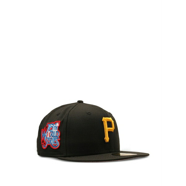ニュー内鰓 メンズ かぶり笠 佩び物 Logo-embroidered baseball cap Black