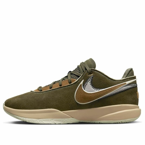 Nike ナイキ メンズ スニーカー 【Nike LeBron 20 'Olive Green' DV1193-901】 サイズ US_6(24.0cm)|asty