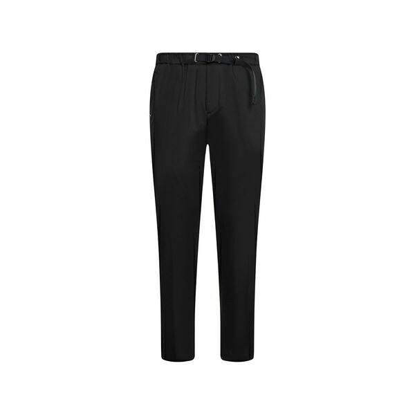 白いこと真砂 メンズ 心地好いズボン下 ボトムス Belted trousers Black