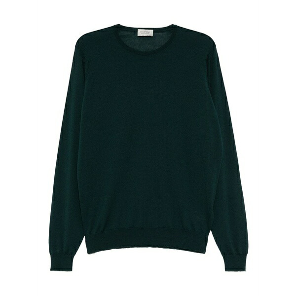 ジョンスメドレー メンズ ニット\u0026セーター アウター Smed knit jumper Green
