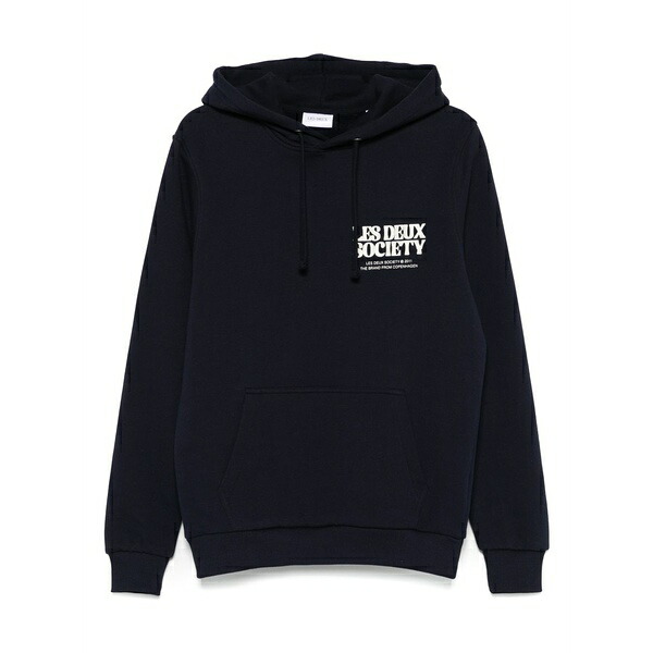 レ ドゥ メンズ パーカー・スウェットシャツ アウター Society hoodie Blue